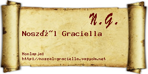 Noszál Graciella névjegykártya